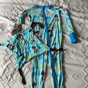 Little Sleepies Moana pajamas bamboo *includes lovey